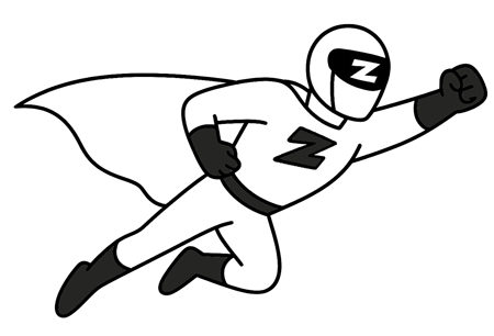Zonk hero flying