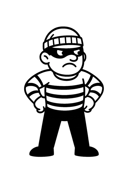 Villain hands on hips